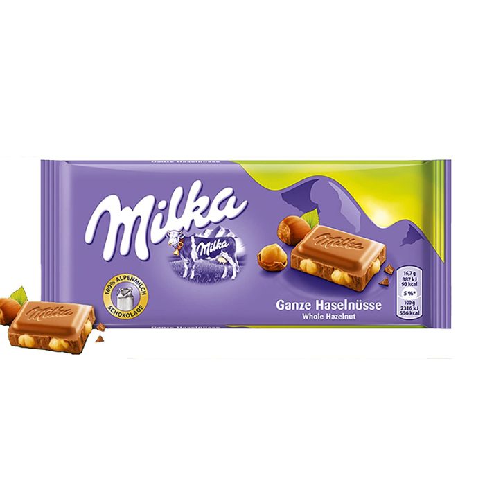 ΣΟΚΟΛΑΤΑ "MILKA" МЕ ΟΛΟΚΛΗΡΑ ΦΟΥΝΤΟΥΚΙΑ 1-248 | 100ΓΡ | 17ΤΕΜ