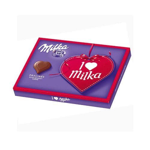 ΤΕΛΙΚΗ ΤΙΜΗ ! ΣΟΚΟΛΑΤΑΚΙΑ "I LOVE MILKA" ΚΡΕΜΑ ΦΟΥΝΤΟΥΚΙΟΥ 1-258 | 110ΓΡ | 10ΤΕΜ