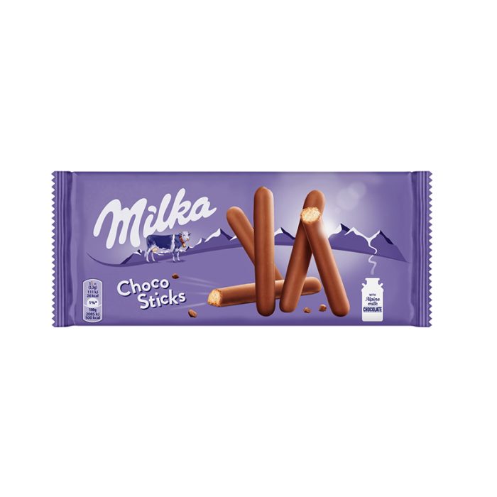 ΤΕΛΙΚΗ ΤΙΜΗ ! ΜΠΙΣΚΟΤΑ "MILKA CHOKO STICKS" 1-297 | 112ΓΡ | 20ΤΕΜ