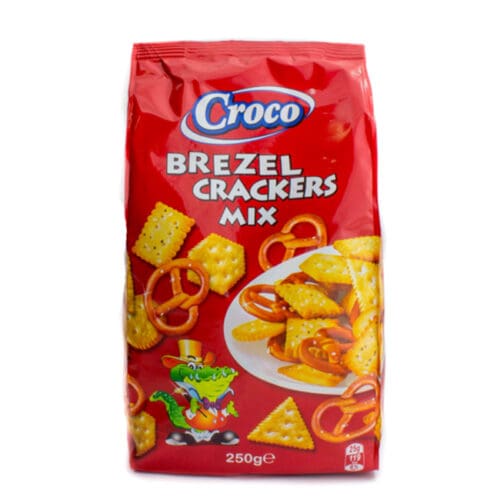 ΚΡΑΚΕΡ "CROCO BREZEL & CRACKERS MIX" 1-516 | 250ΓΡ | 12ΤΕΜ | 64ΚΙΒ ΣΕ ΠΑΛΕΤΑ