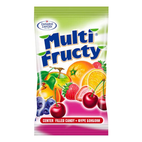 ΚΑΡΑΜΕΛΕΣ ΜΕ ΓΕΜΙΣΗ ΦΡΟΥΤΩΝ "MULTI FRUCTY" 100ΓΡ 40*