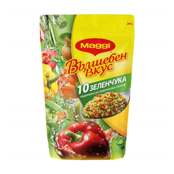 ΜΕΙΓΜΑ ΜΠΑΧΑΡΙΚΩΝ ''ΜΑΓΙΚΗ ΓΕΥΣΗ'' MAGGI 10 ΛΑΧΑΝΙΚΑ | 200ΓΡ | 12ΤΕΜ