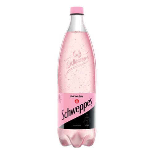 "SCHWEPPES" PINK TONIC STYLE 12-139 | 1.25Λ | 6ΤΕΜ | 504 ΤΕΜ ΣΕ ΠΑΛΕΤΑ