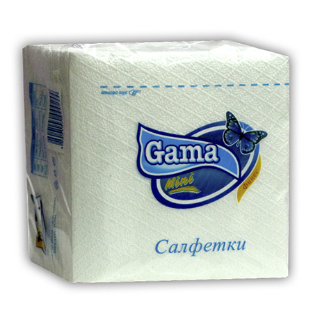 ΧΑΡΤΟΠΕΤΣΕΤΕΣ "GAMA" 25x25εκ. ΛΕΥΚΑ 15-379 | 70ΤΕΜ | 48ΤΕΜ