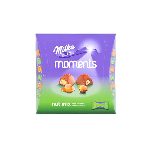 ΤΕΛΙΚΗ ΤΙΜΗ ! ΣΟΚΟΛΑΤΑΚΙΑ "MILKA MOMENTS NUT MIX" 1-299 | 169ΓΡ | 8ΤΕΜ