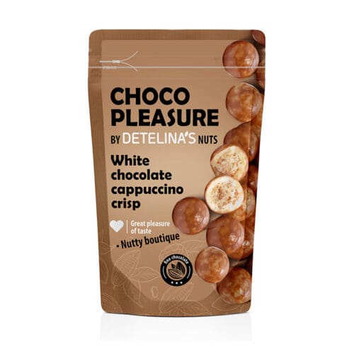 ΣΟΚΟΛΑΤΕΝΙΑ ΜΠΑΛΑΚΙΑ ΜΕ ΓΕΥΣΗ ΚΑΠΟΥΤΣΙΝΟ "CHOCO PLEASURE DETELINA" 6-188 | 80ΓΡ | 14ΤΕΜ