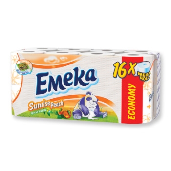 ΧΑΡΤΙ ΥΓΕΙΑΣ "EMEKA" ΡΟΔΑΚΙΝΟ 16TEM 1*