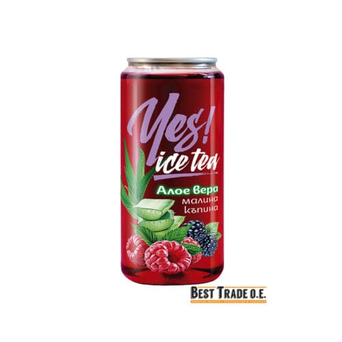 ΚΡΥΟ ΤΣΑΙ "YES" ALOE VERA & ΒΑΤΟΜΟΥΡΟ & ΜΑΥΡΟΜΟΥΡΟ 12-231 | PVC CAN 330ΜΛ | 12ΤΕΜ ΣΕ ΣΥΣΚ. | 108ΣΥΣΚ.ΣΕ ΠΑΛΕΤΑ