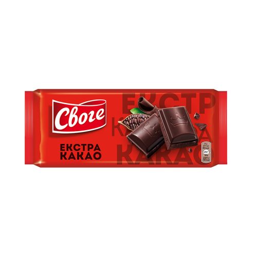 ΠΡΟΣΦΟΡΑ ! ΣΟΚΟΛΑΤΑ "SVOGE" EXTRA COCOA 1-702 | 80ΓΡ | 25ΤΕΜ