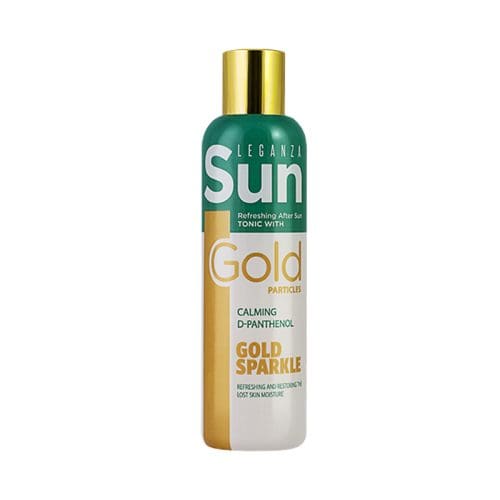 REFRESHING AFTER SUN TONIC ΜΕ ΧΡΥΣΑ ΣΩΜΑΤΙΔΙΑ "LEGANZA SUN GOLD" 16-433 | 200ΜΛ | 12ΤΕΜ ΣΕ ΚΙΒ.