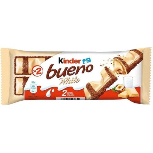 ΕΠΙΔΟΡΠΙΟ ΣΟΚΟΛΑΤΑΣ "KINDER BUENO" ΛΕΥΚΗ ΣΟΚΟΛΑΤΑ| 39ΓΡ | 15ΤΕΜ