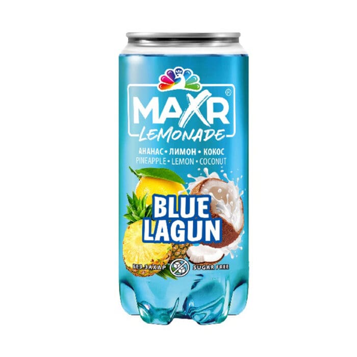 ΑΝΑΨΥΚΤΙΚΟ LEMONADE "MAXR" BLUE LAGUNE ΑΝΑΝΑ & ΛΕΜΟΝΙ & ΚΑΡΥΔΑ 12-239 | PVC CAN 330ΜΛ | 12ΤΕΜ ΣΕ ΣΥΣΚ. | 108ΣΥΣΚ. ΣΕ ΠΑΛΕΤΑ