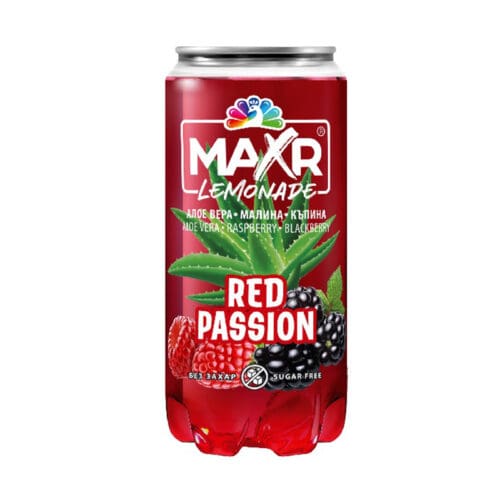 ΑΝΑΨΥΚΤΙΚΟ LEMONADE "MAXR" RED PASSION ΑΛΟΗ & ΒΑΤΟΜΟΥΡΟ & ΜΑΥΡΟΜΟΥΡΟ 12-240 | PVC CAN 330ΜΛ | 12ΤΕΜ ΣΕ ΣΥΣΚ. | 108ΣΥΣΚ. ΣΕ ΠΑΛΕΤΑ