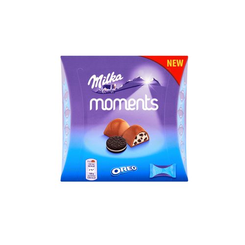 ΤΕΛΙΚΗ ΤΙΜΗ ! ΣΟΚΟΛΑΤΑΚΙΑ "MILKA MOMENTS OREO" 1-292 | 92ΓΡ | 16ΤΕΜ