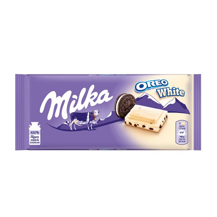 ΣΟΚΟΛΑΤΑ "MILKA" OREO WHITE 1-271 | 100ΓΡ | 22ΤΕΜ