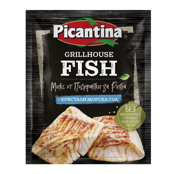 ΜΕΙΓΜΑ ΜΠΑΧΑΡΙΚΩΝ ΓΙΑ ΨΑΡΙ "PICANTINA GRILHOUSE FISH" 40ΓΡ | 24ΤΕΜ ΣΕ ΚΟΥΤΙ