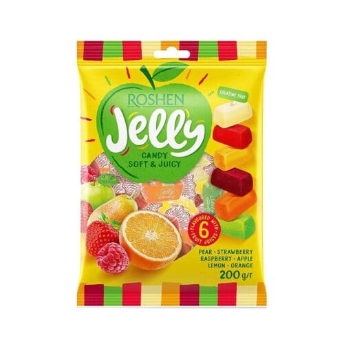 ΖΕΛΕΔΑΚΙΑ ''ROSHEN JELLY SOFT & JUICY'' 200ΓΡ | 13ΤΕΜ