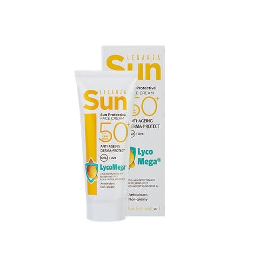 ΑΝΤΗΛΙΑΚΗ ΚΡΕΜΑ ΠΡΟΣΩΠΟΥ SPF 50+ "LEGANZA SUN" 16-432 | 75ΜΛ | 12ΤΕΜ ΣΕ ΚΙΒ.