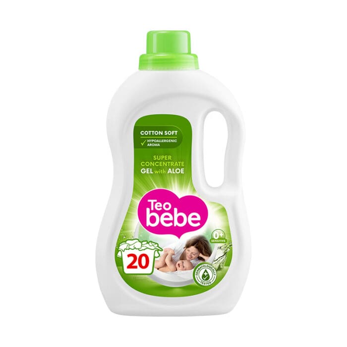 ΥΓΡΟ ΠΛΥΝΤΗΡΙΟΥ "TEO BEBE'' ALOE 15-2 | 1100ΜΛ | 5ΤΕΜ