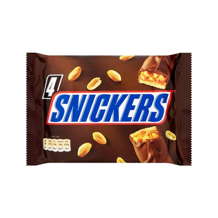 ΤΕΛΙΚΗ ΤΙΜΗ ! ΕΠΙΔΟΡΠΙΟ "SNICKERS" 4PACK 1-540 | 4 X 50ΓΡ | 34ΤΕΜ ΣΕ ΚΟΥΤΙ