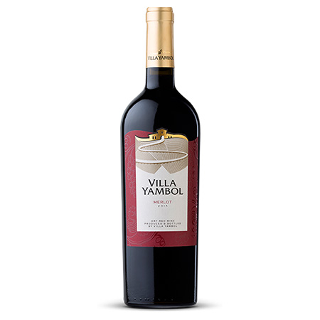 ΚΡΑΣΙ "VILLA YAMBOL" MERLOT 12-255 | 750ΜΛ | 6ΤΕΜ