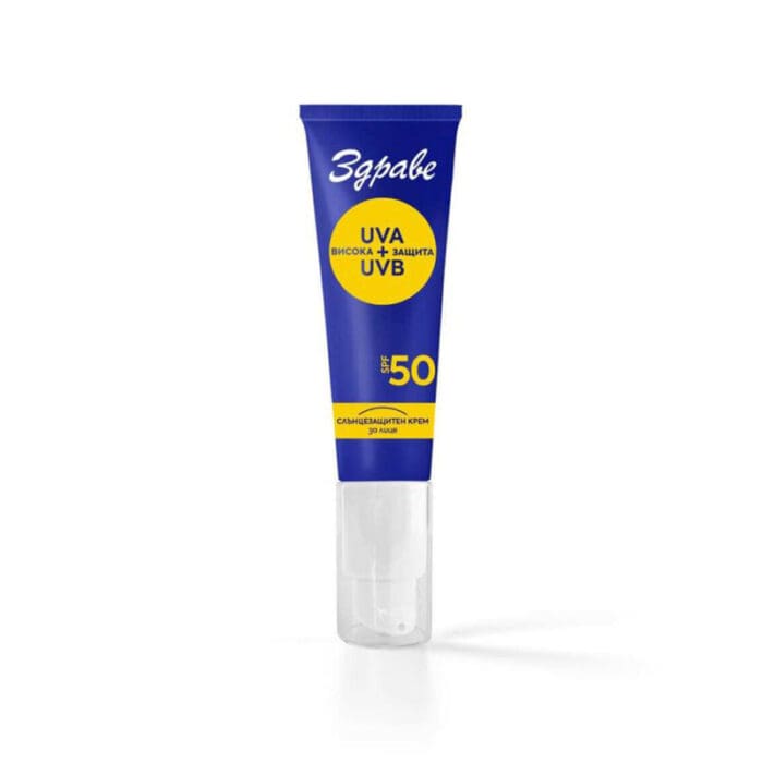 ΑΝΤΗΛΙΑΚΗ ΚΡΕΜΑ ΠΡΟΣΩΠΟΥ SPF 50+ "ZDRAVE" 16-508 | 30ΜΛ | 12ΤΕΜ