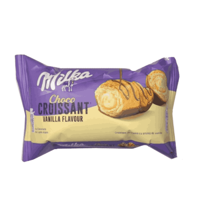 ΤΕΛΙΚΗ ΤΙΜΗ ! ΚΡΟΥΑΣΑΝ "MILKA" ΒΑΝΙΛΙΑ 50ΓΡ