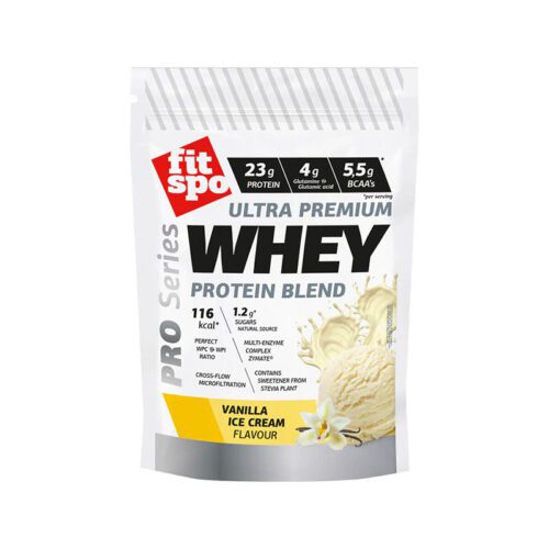 ΣΚΟΝΗ ΠΡΩΤΕΙΝΗΣ "FIT SPO WHEY PROTEIN BLEND" ΜΕ ΓΕΥΣΗ VANILLA ICE CREAM 30ΓΡ | 1 ΜΕΡΙΔΑ