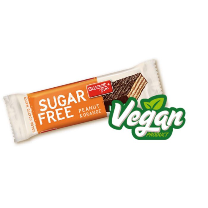 ΣΟΚΟΦΡΕΤΑ "SUGAR FREE" VEGAN PEANUT & ORANGE 30ΓΡ