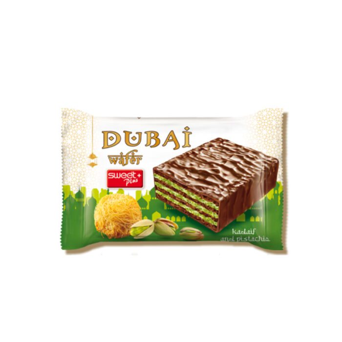 ΣΟΚΟΦΡΕΤΑ DUBAI "SWEET+" ΜΕ ΚΡΕΜΑ ΦΥΣΤΙΚΙ ΑΙΓΙΝΗΣ & ΚΑΝΤΑΙΦ 35ΓΡ