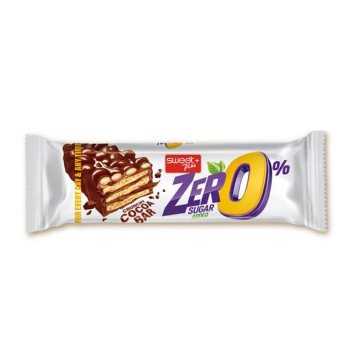 ΣΟΚΟΦΡΕΤΑ CRUNCHY COCOA BAR ZERO SUGAR "SWEET+" 25ΓΡ