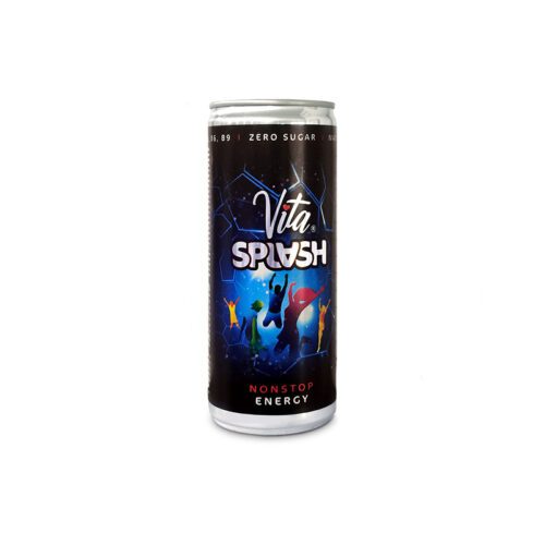 ENERGY DRINK "VITA SPLASH" ZERO SUGAR 250ΜΛ CAN